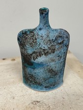 Kirsti Hannah Brown Studio Pottery small lichen Bottle