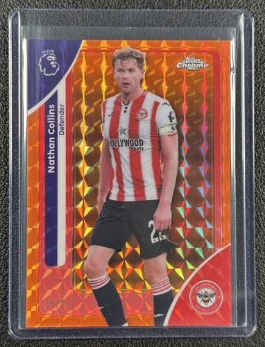NATHAN COLLINS 2026 TOPPS CHROME P/L #36 ORANGE GEOMETRIC REFRACTOR 25/25