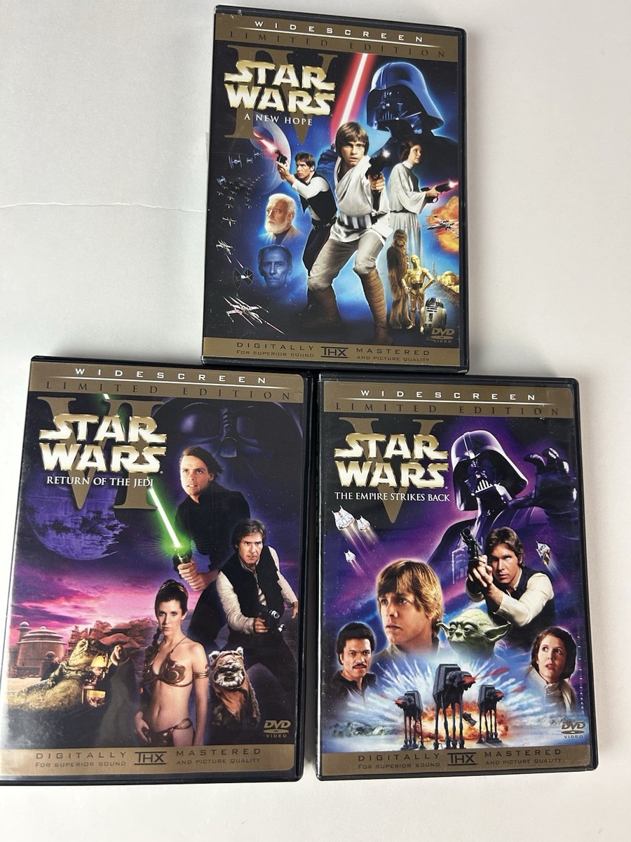 Star Wars Original Theatrical Trilogy IV V VI Widescreen Limited