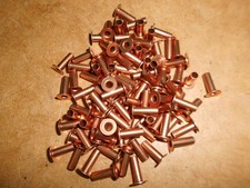 100 Hohlnieten 4x12mm Kupfer für Bremsbelag ...