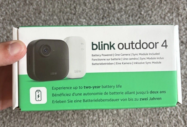 Blink Outdoor 4 Smart Security Camera System 1 Camera Kit + Sync Module New