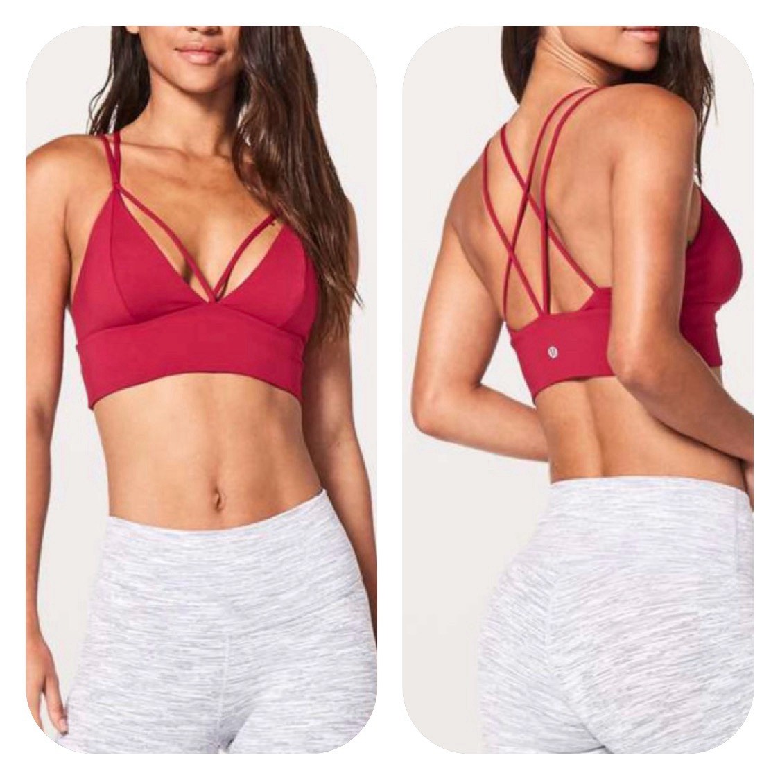 Lululemon size 8 ruby Pushing Limits Bra - image 6
