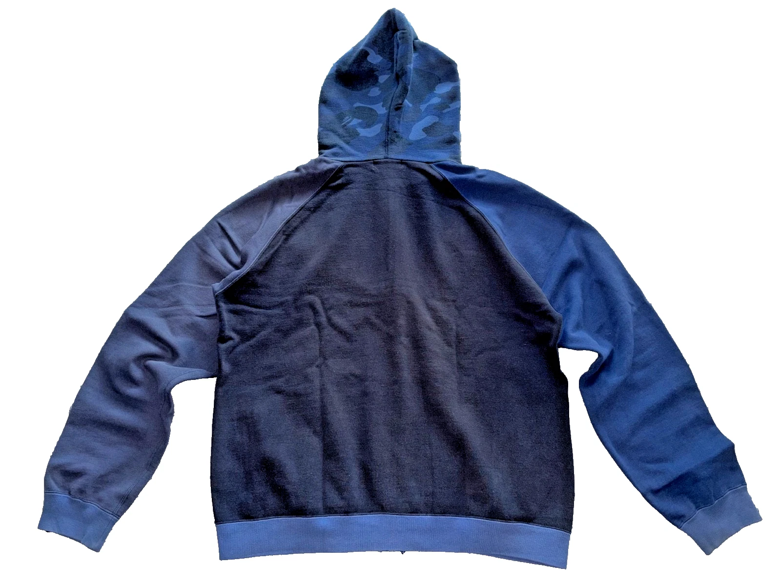 A BATHING APE (BAPE) Felpa con cappuccio full zip A Bathing Ape uomo taglia L blu