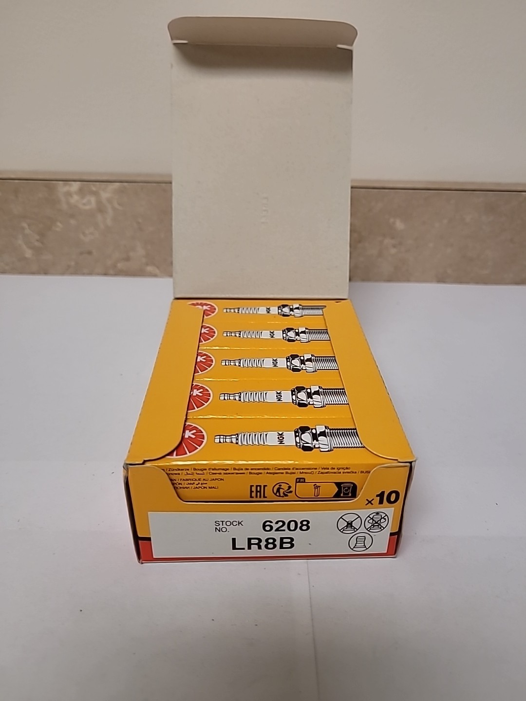 NGK Standard Spark Plugs 6208 LR8B 10 pack KTM Husqvarna