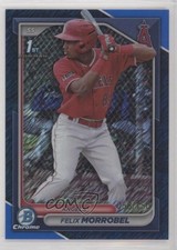 2024 Bowman Chrome Prospects Blue Shimmer Refractor 68/150 Felix Morrobel 1i72