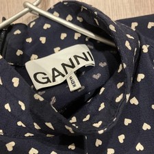 GANNI Heart Pattern Dress Size 34 Casual Design