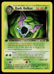 Dark Golbat 24/82 Team Rocket 1st Edition
