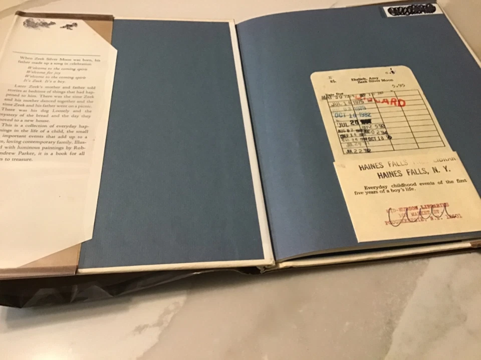 Zeek Silver Moon Amy Ehrlich 1972 First Printing Illustrated Dial Press Foto 3 de 4