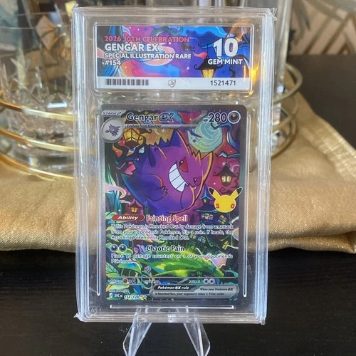 Pokemon Gengar EX 154/128 Ace 10 30th Celebration Anniversary PERFECT SUBS