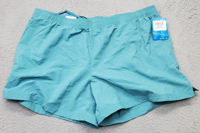 Columbia Sandy River Swim Trunk Shorts Court Womens XXL Blue Regular Omni Shield
