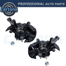 Front Steering Knuckles Wheel Hub Bearings x2 for 09-13 Toyota Corolla Matrix