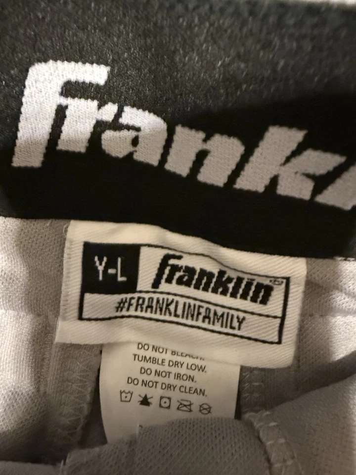 Pantalones de béisbol Franklin Youth pequeños, bragas, grises Foto 3 de 4