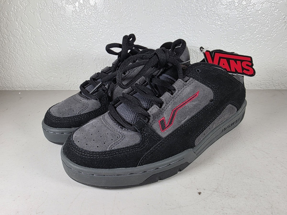 VANS Camacho Sk8 Shoes Size 8.5 Gray/Black Suede Y2K Chunky Fat