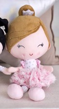 Baby Starters Plush Snuggle Buddy Baby Doll Soft Pink Ballerina Tutu Lovey 11