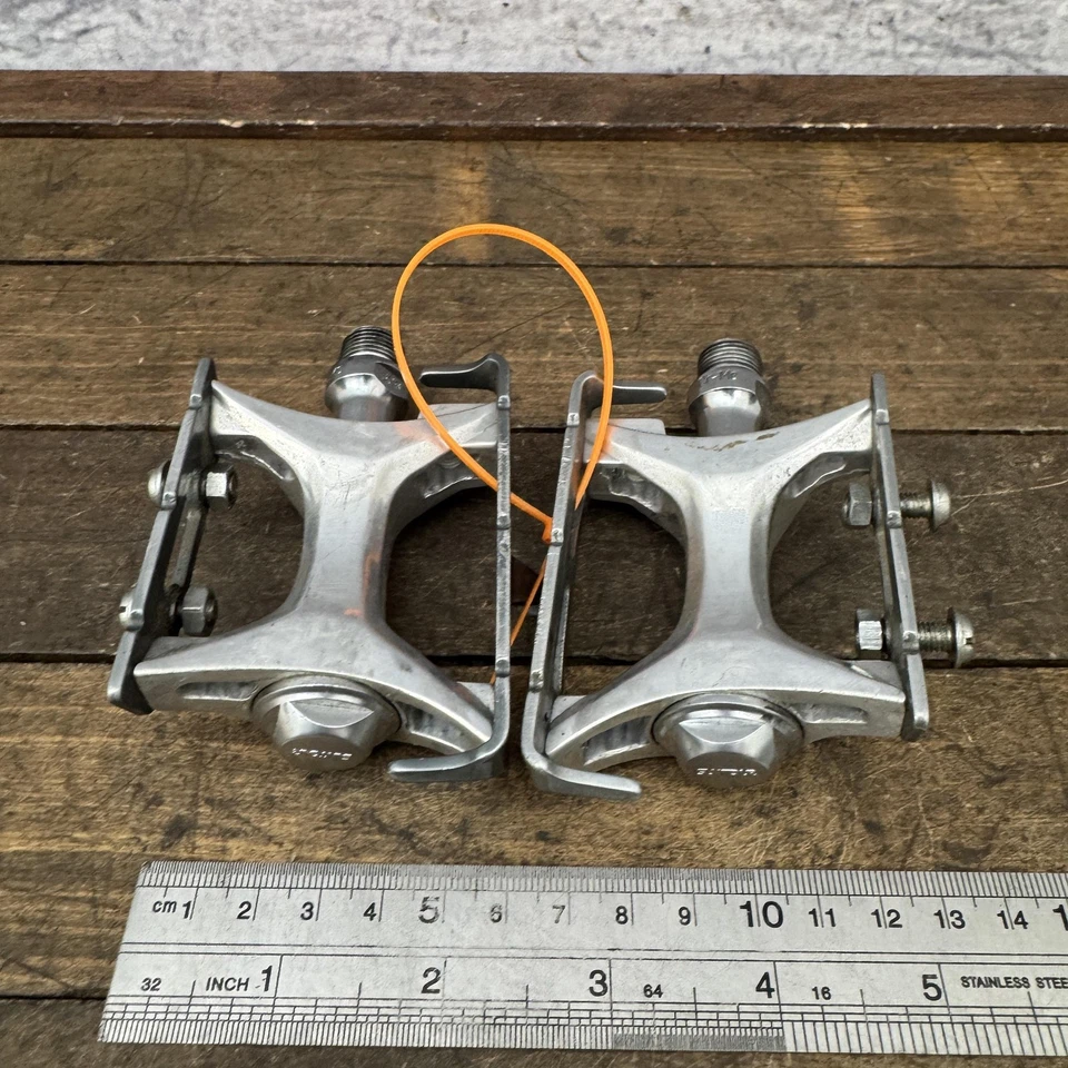 Pedales de bicicleta de carretera de aleación Suntour Sprint de colección par de pista de carreras de Japón 9/16 Foto 3 de 4