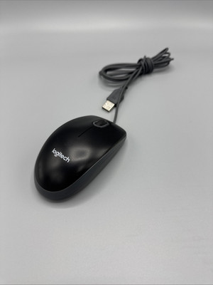 Logitech M-U0026 M100 Wired Optical USB Computer Mouse Black/Gray P/N 810-002182