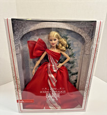 Mattel Barbie FXF01 2019 Blonde Holiday Barbie Doll NIB