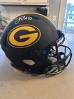 Green Bay Packers QB  Jordan Love Autographed Full Size Authentic Helmet