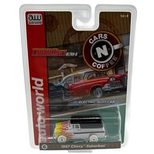 Auto World Thunderjet 1957 Chevrolet Suburban iWheels HO Scale Slot Car
