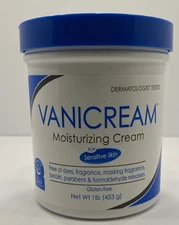 Vanicream Moisturizing Skin Cream, For Sensitive Skin  16oz. Exp.02/2027