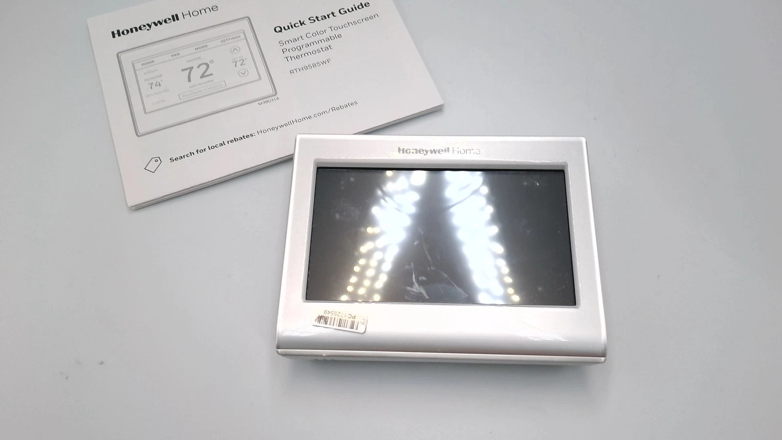 Honeywell Home Wi-Fi Smart Color Thermostat *READ DESC* PC1725549
