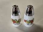 Spice of Life Salt & Pepper Shakers Corning Ware Gemco Vintage 1970s