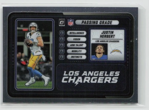 2025 Donruss Optic Justin Herbert Base (RAW)