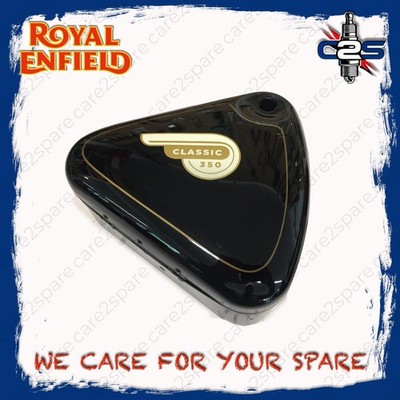 Genuine Royal Enfield air filter box black with sticker for Classic 350 801626