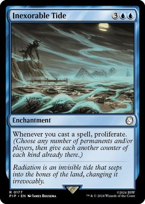 1x Inexorable Tide - Universes Beyond: Fallout - NM  -  MTG