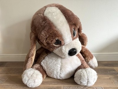 Vintage 1987 Applause Sad Sam Hund extra großer Basset Hound Plüsch 22 Zoll