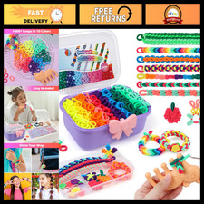 DIY Bracelet Making Kit for Kids - Arts  Crafts Set Ages 8-12, Creative Fun
