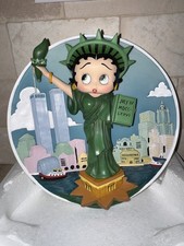 BETTY BOOP  "LIBERTY LADY"  3D   COLLECTOR PLATE DANBURY MINT NIB
