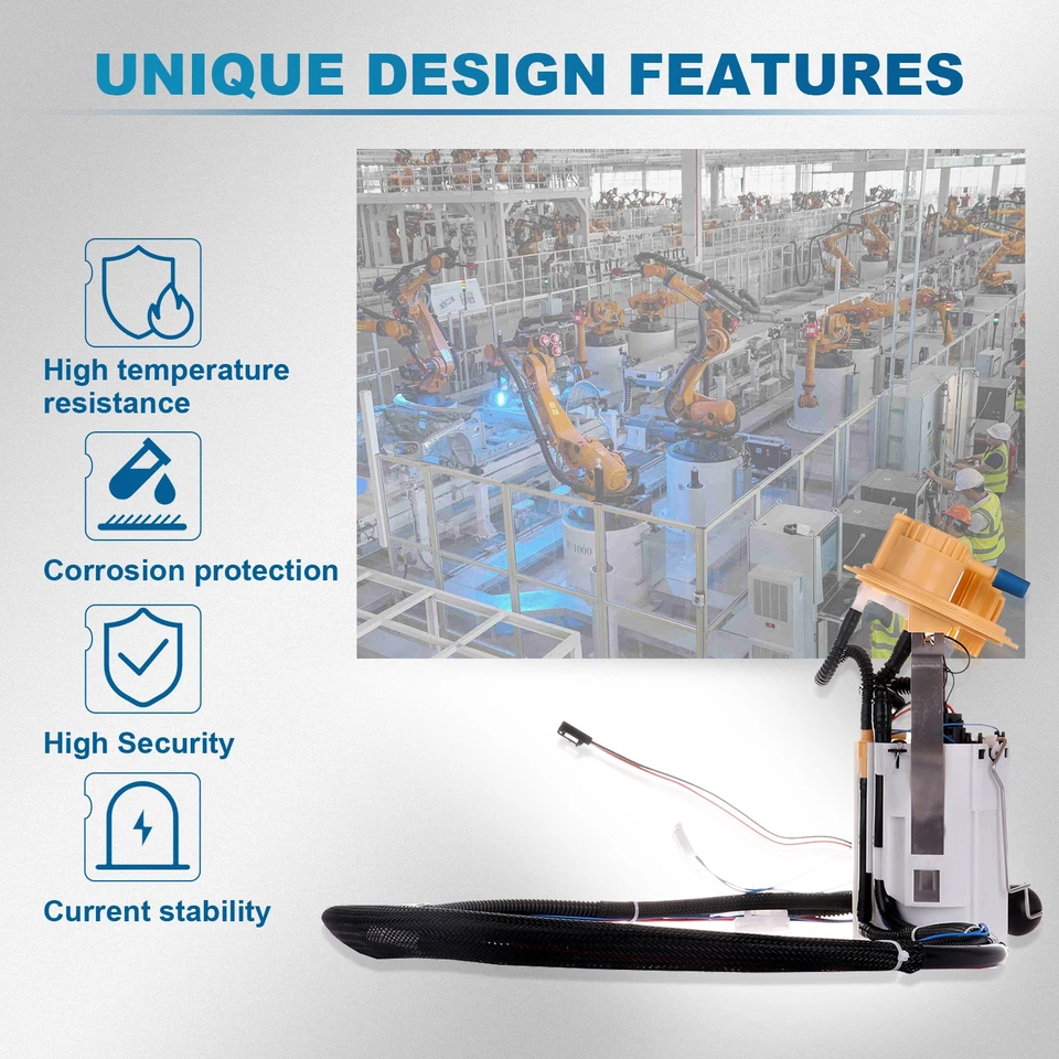 Conjunto de bomba de combustible eléctrica SP5036M para Volvo S60 V70 L5 2001-2002 2,4 L Foto 4 de 4