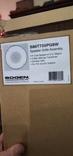 Bogen S86T725PG8W Speaker Grille Assembly 8" White Universal Fit