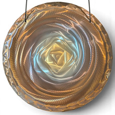 Grotta Sonora 15" Nickel Silver Handheld Gong