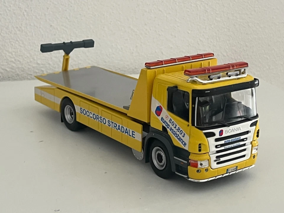 CAMION D'EPOCA   SCANIA 320 P SOCCORSO STRADALE   DEAGOSTINI 143 - Immagine 3 di 4