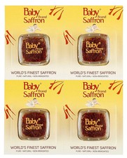 4 Box-250mg Original Premium Saffron Untreated Uncolored Baby Brand FREE SHIP