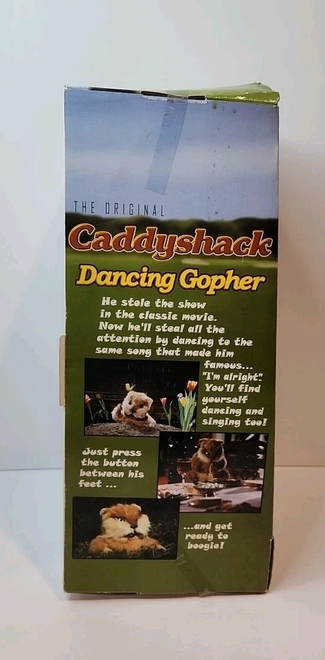 Vintage Original Caddyshack Dancing Gopher New In Box 2000 Y2K Warner ...