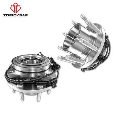 4WD Front Wheel Bearings Hubs for 2011 - 2016 Ford F-250 F-350 Super Duty SRW