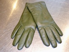 Olive Green Leather Gloves Thinsulate Lining 7/M