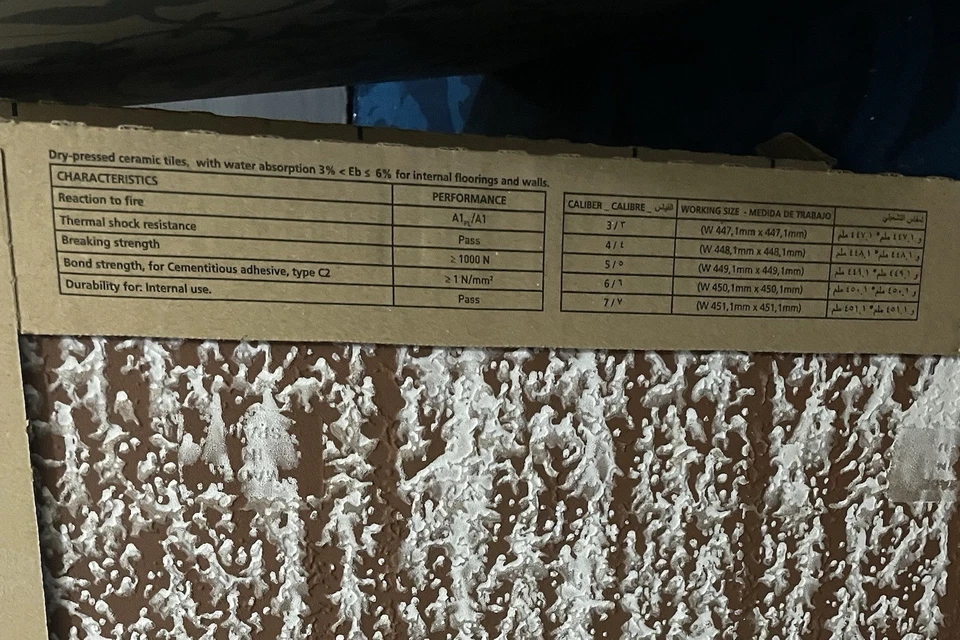 Dvomo Ceramic Tiles for Wall & Floor, 8 Packs of 6 Tiles, Approx 9.6 SQM - Image 3 of 4