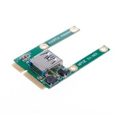 Mini PCIE to USB3.0 PCI Express Adapter Expansion Card Riser Card Adapter for PC