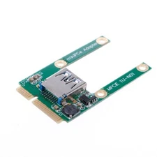 Mini PCIE to USB3.0 PCI Express Adapter Expansion Card Riser Card Adapter for PC