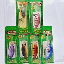 Vtg Pre Rapala Luhr Jensen 1/4 Oz Hot Lips Express USA Crankbait Pick Color