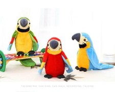 Electronic Pets Talking Parrot Kids Children Toys Funny Sound Record Plush