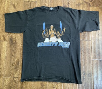 Vintage Destinys Child T Shirt Rap 2001 TRL TOUR R&b Shirt Vintage M Rare