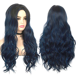 dark blue wig ebay