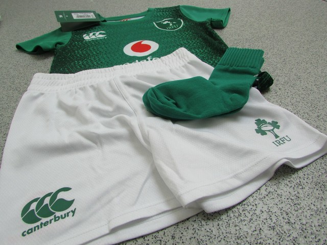 irish rugby baby kit