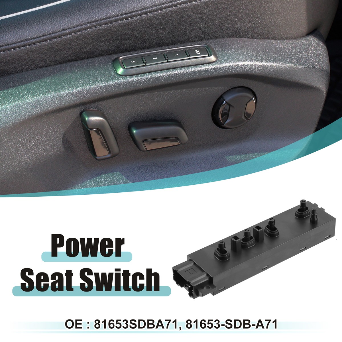 Front Left Side 6 Way Car Power Seat Switch for Acura ILX 13
