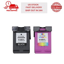H 65XL Ink Cartridge For HP Deskjet 2600 2652 2636 ENVY 5010 5052 5055 Lot 65XL